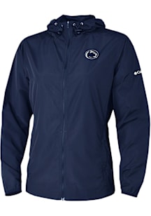 Columbia Penn State Nittany Lions Womens Navy Blue Heat Seal Prodigy Light Weight Jacket