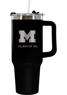 Black Michigan Wolverines Class of 2025 40oz Stainless Steel Tumbler