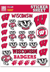 Wisconsin Badgers Youth Sheet Stickers -