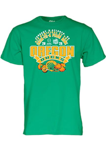 Blue 84 Oregon Ducks Kelly Green 2026 Peach Bowl Short Sleeve T Shirt