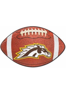 Brown Western Michigan Broncos Football Mascot Interior Rug