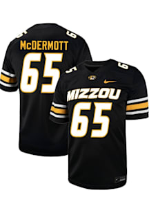 Henry McDermott  Nike Missouri Tigers Black Football NIL Game Football Jersey