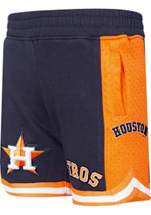 Pro Standard Houston Astros Boys Navy Blue Classic Chenille Shorts