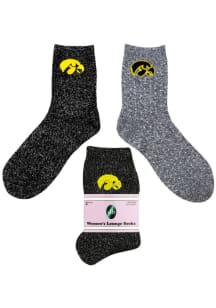 Iowa Hawkeyes Lounge Womens Quarter Socks