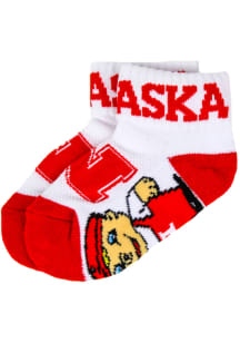 Nebraska Cornhuskers Baby Baby Quarter Socks