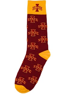 Iowa State Cyclones Red Repeating Youth Crew Socks