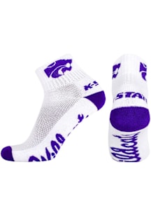 K-State Wildcats Logo Mens Quarter Socks