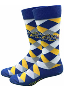Graduate argyle Drexel Dragons Mens Argyle Socks - Navy Blue