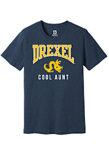 Summit Sportswear Drexel Dragons Navy Blue Cool Aunt Short Sleeve T Shirt