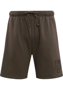 Pro Standard New York Mets Mens Brown Neutral Shorts