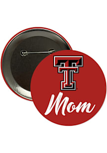 Texas Tech Red Raiders 3" Mom Button - Red