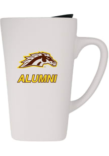 White Western Michigan Broncos 16oz Soft Touch Alumni Ceramic Mug