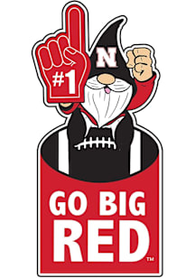 Nebraska Cornhuskers Gnome Metal Sign Sign - Red