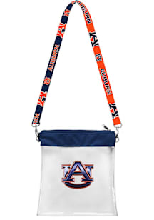 Auburn Tigers 3D Logo Satchelette Womens Clear Tote