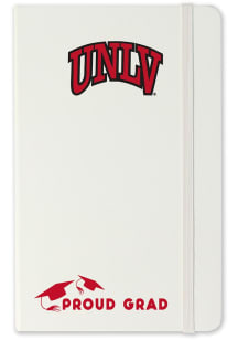 UNLV Runnin Rebels Proud Grad team logo Notebook and Folder - White