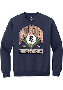 Summit Sportswear Scranton Wilkes Mens Navy Blue Homefield LS Long Sleeve Crew Sweatshirt