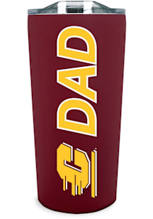 Central Michigan Chippewas 18oz Soft Touch Dad Stainless Steel Tumbler - Maroon