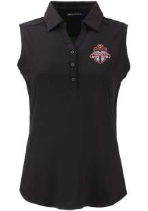 Cutter and Buck Toronto FC Womens Black Forge Eco Polo Shirt