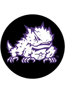 TCU Horned Frogs 3" Main Mark Button - Purple