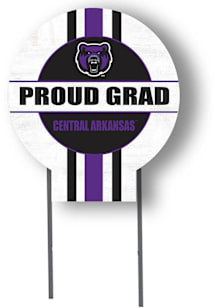 Central Arkansas Bears KH Sports Fan 20x20 Circle Yard Sign with Stakes Proud Grad Yard Sign - Whi..