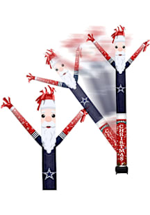 Dallas Cowboys Navy Blue Outdoor Inflatable Santa Crazy Sport Fan