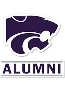 Purple K-State Wildcats 3 Inch Alumni Decal