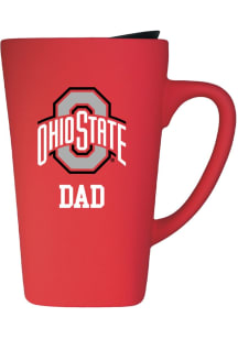 Red Ohio State Buckeyes 16oz Soft Touch Dad Ceramic Mug