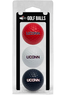 UConn Huskies 3 Pack Golf Balls