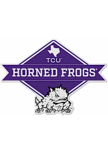 TCU Horned Frogs Diamond Pennant - Purple