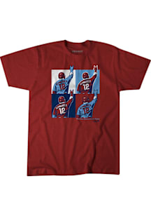 Kyle Schwarber Philadelphia Phillies Red 4 Schwarbombs Short Sleeve Fashion Player T Shirt