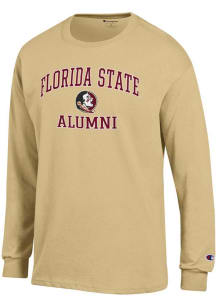Champion Florida State Seminoles Gold Logo Alumni Jersey Long Sleeve T Shirt