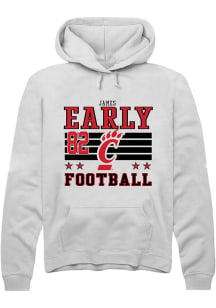 James Early Rally Mens White Cincinnati Bearcats NIL Striped Player Hood