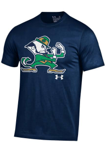 Under Armour Notre Dame Fighting Irish Navy Blue Big Mascot Short Sleeve T Shirt