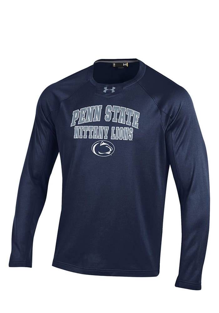 Nike Penn State Nittany Lions Navy Blue Dri-FIT Flat Name Mascot Short  Sleeve T Shirt