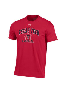 Under Armour Texas Tech Red Raiders Red Arch Short Sleeve T Shirt