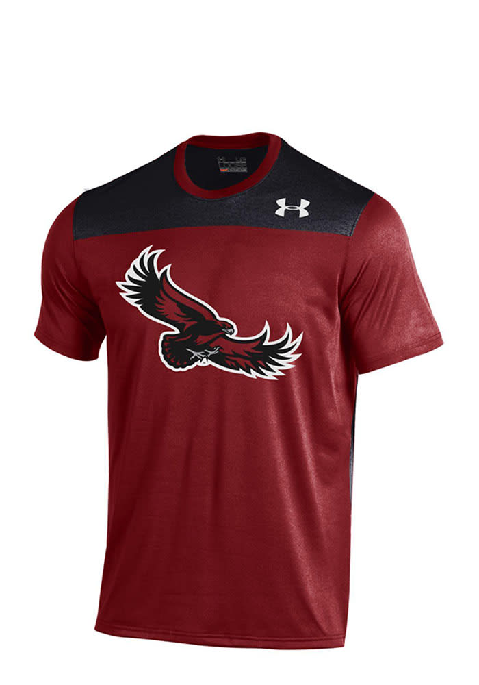 Under Armour Saint Josephs Hawks Cardinal Foundation Tech Short Sleeve T Shirt