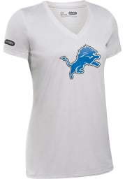 Under Armour Detroit Lions Womens Grey Combine Authentic T-Shirt
