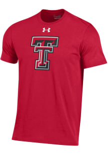Under Armour Texas Tech Red Raiders Red Charged Cotton Short Sleeve T Shirt