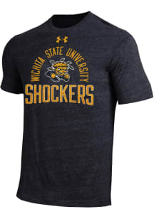 Under Armour Wichita State Shockers Black Triblend Short Sleeve Fashion T Shirt
