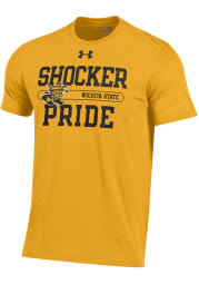Under Armour Wichita State Shockers Gold Charged Cotton Short Sleeve T Shirt