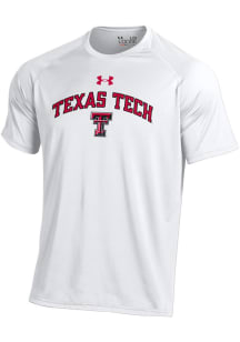 Under Armour Texas Tech Red Raiders White Tech Short Sleeve T Shirt