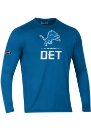 Under Armour Detroit Lions Blue Lock Up Long Sleeve T-Shirt