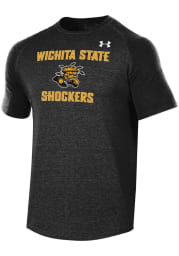 Under Armour Wichita State Shockers Black Freestyle Long Line Short Sleeve T Shirt