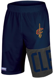 Under Armour Cleveland Cavaliers Mens Navy Blue Game Season Shorts