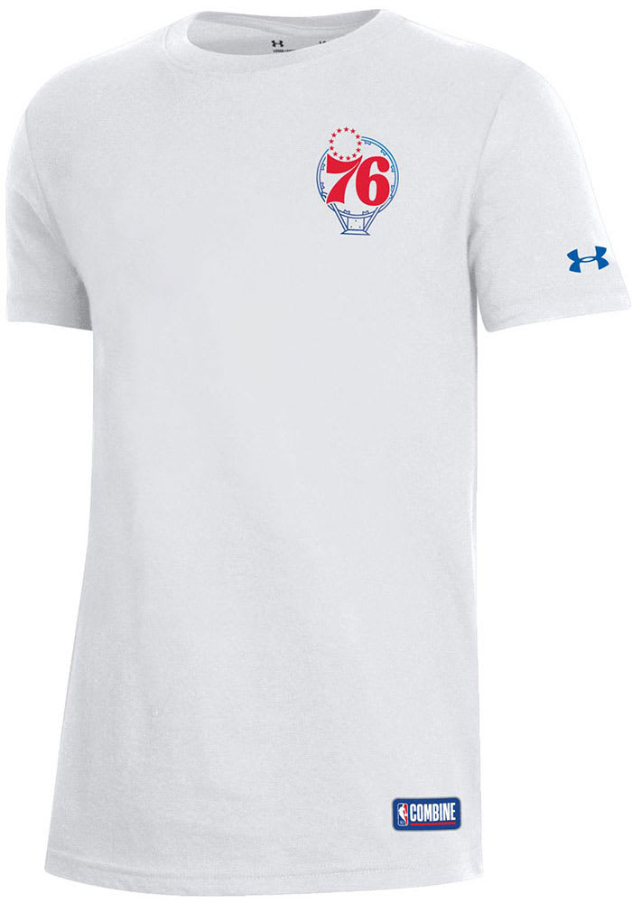 47 Philadelphia 76ers White Imprint Super Rival Short Sleeve T Shirt