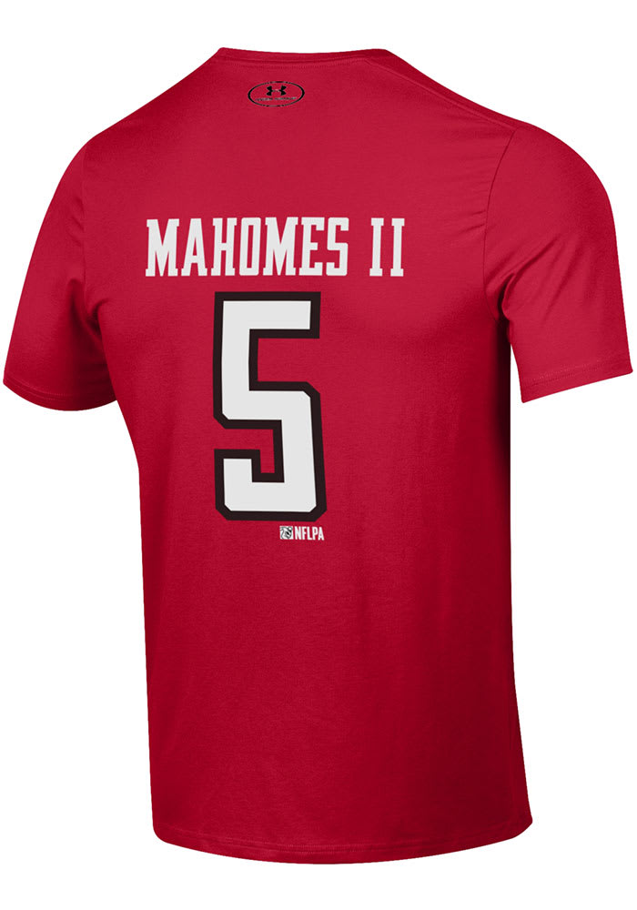 Patrick Mahomes Texas Tech Red Raiders Black Wreck Em Short Sleeve