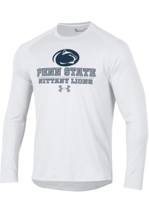 Under Armour Penn State Nittany Lions White Tech Long Sleeve T-Shirt