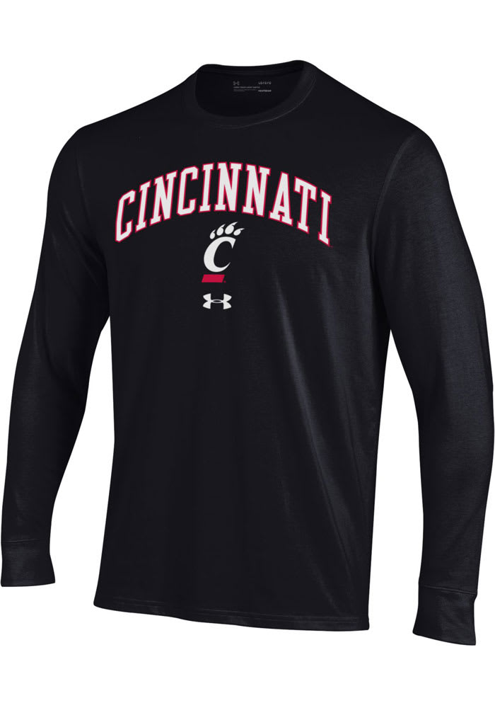 Under Armour Cincinnati Bearcats Black Team Name Long Sleeve T Shirt