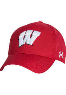 Under Armour Wisconsin Badgers OTS Structured Adjustable Hat - Red