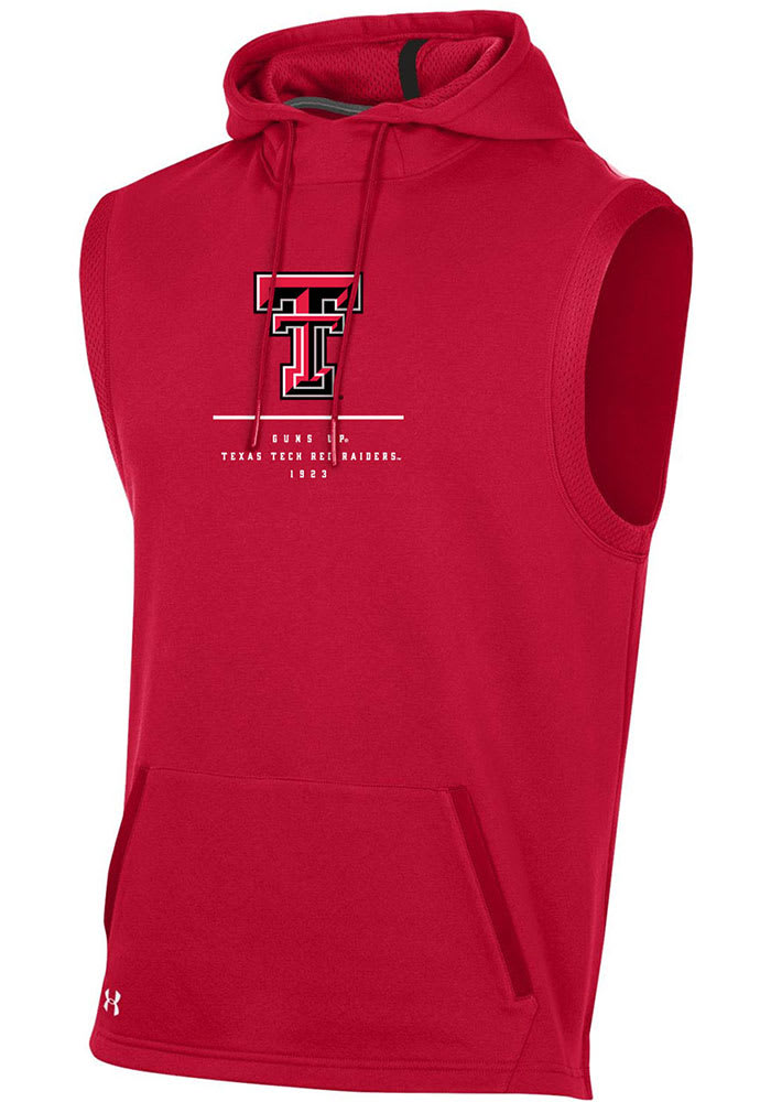 Under Armour Texas Tech Red Raiders Mens Red Campus Sleeveless Jacket